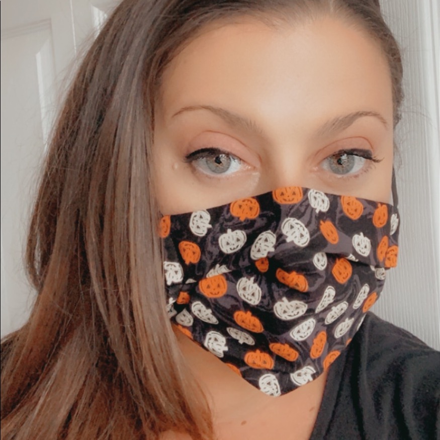 Jack O Lantern Face Mask